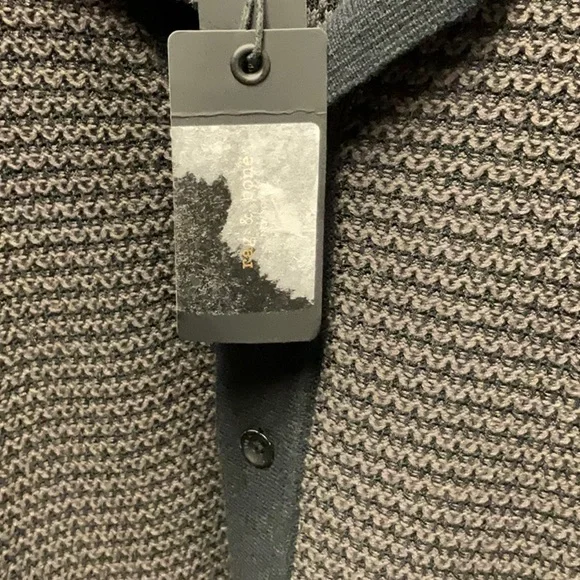 rag & bone Black and Gray Cardigan Sweater - Picture 3 of 6